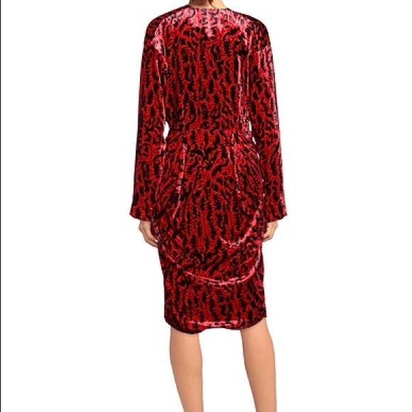 VIVIENNE WESTWOOD Wilma Velvet Midi Dress - Picture 6 of 14